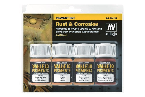 Rust & Corrosion Pigment 4x35ml set