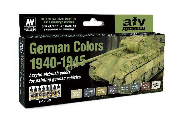 Model Air set German WWII colors 1940-1945 8x17ml