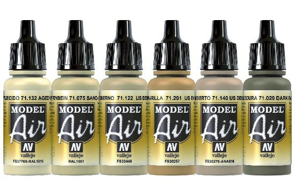 Model Air set US modern desert colors 6x17ml