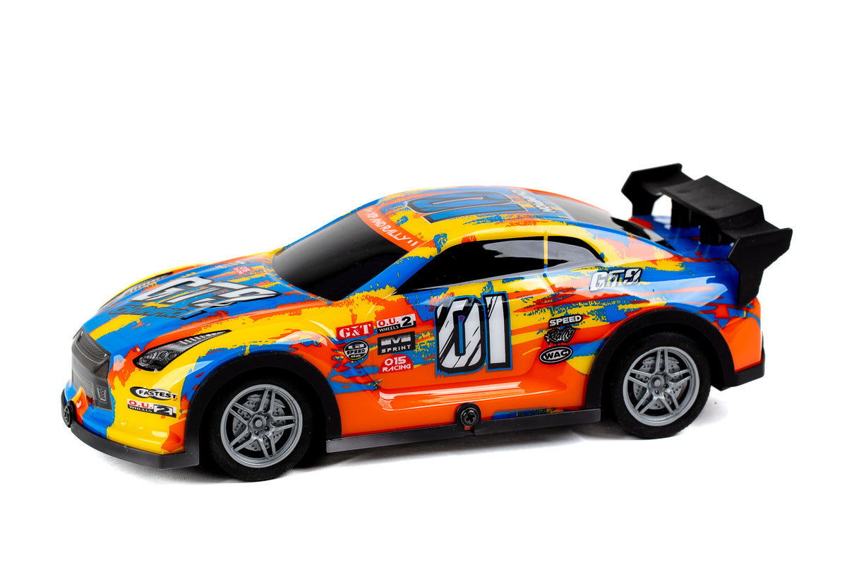 Champion GT9 w/light R/C 1:22, 2,4GHz, yellow/blue