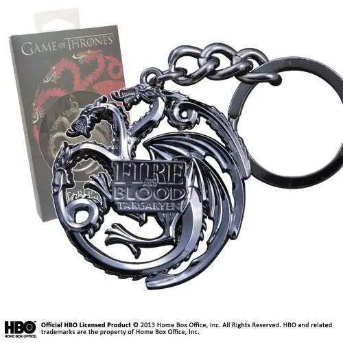 GAME OF THRONES TARGARYEN SIGIL KEYCHAIN