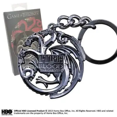 GAME OF THRONES TARGARYEN SIGIL KEYCHAIN