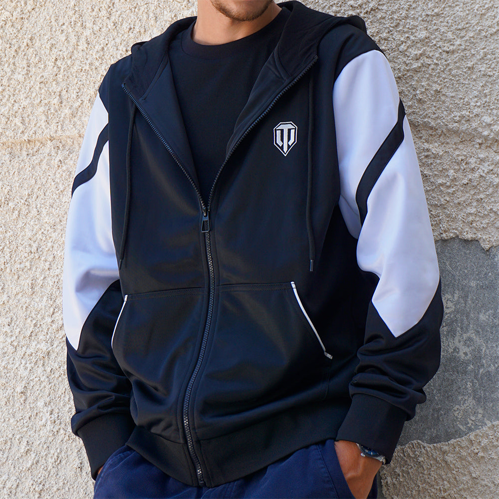 World of Tanks Zip hoodie black&white, 3XL