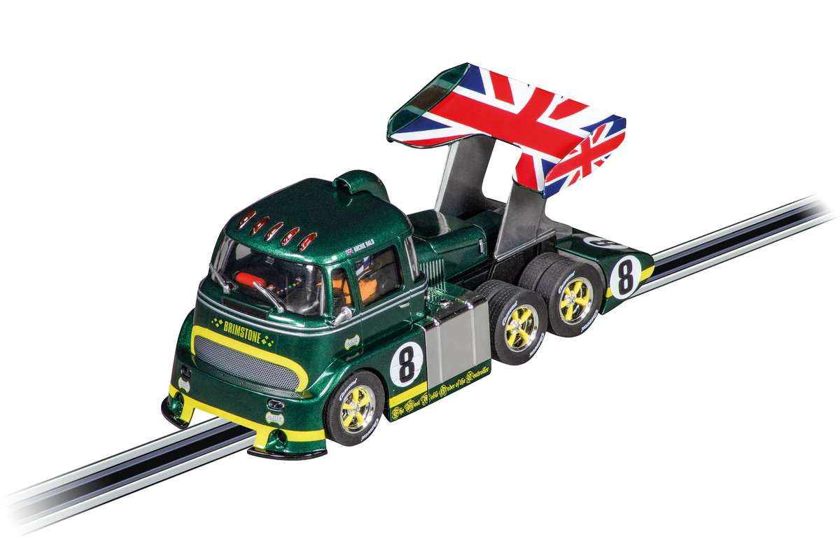 Racetruck Cabover British Racing Green No8 1:32 d