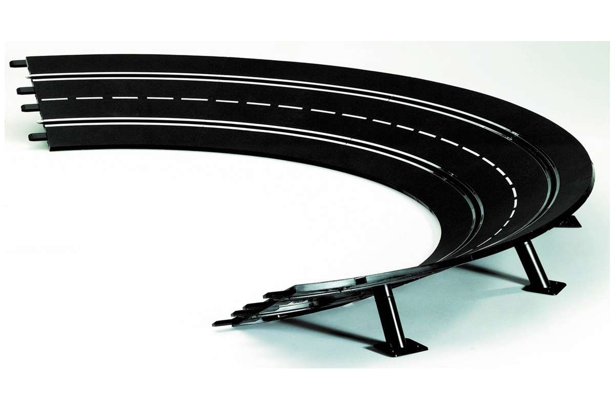 High Banked Curve 2/30°, 6pcs 1:32/1:24, analog