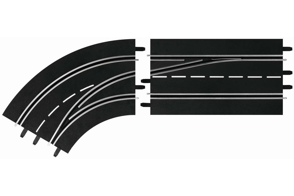 Lane change curve left, out to in, 1:32/1:24, digi