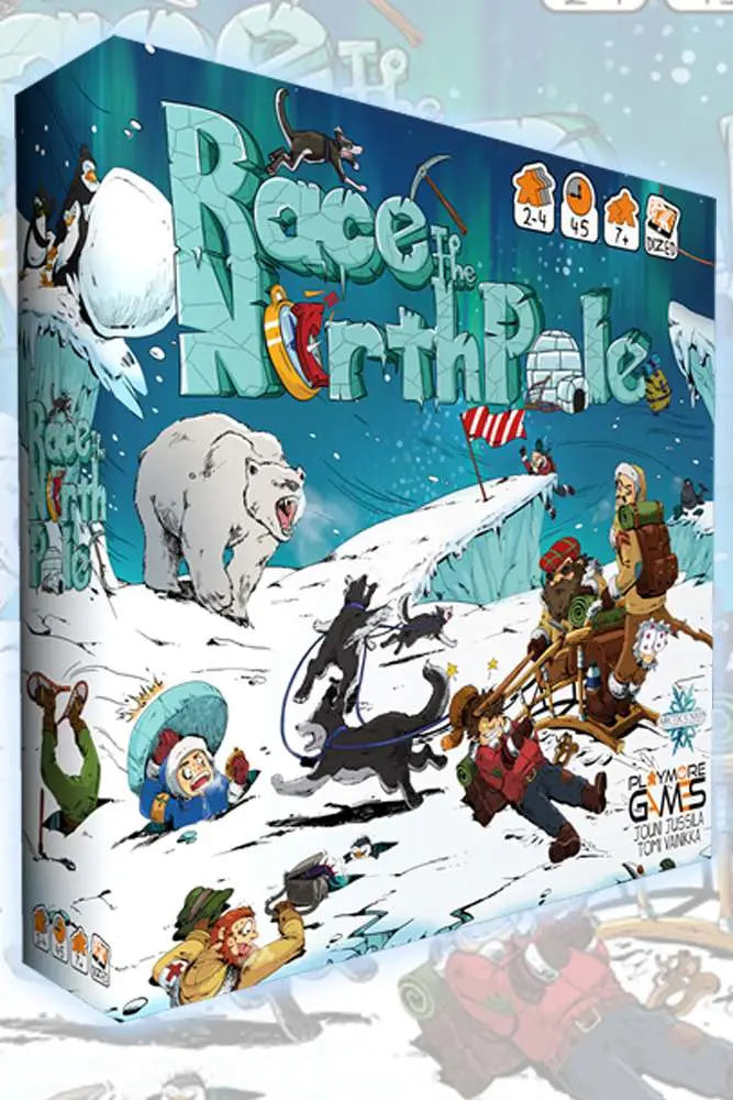 RACE TO THE NORTH POLE BOARDGAME