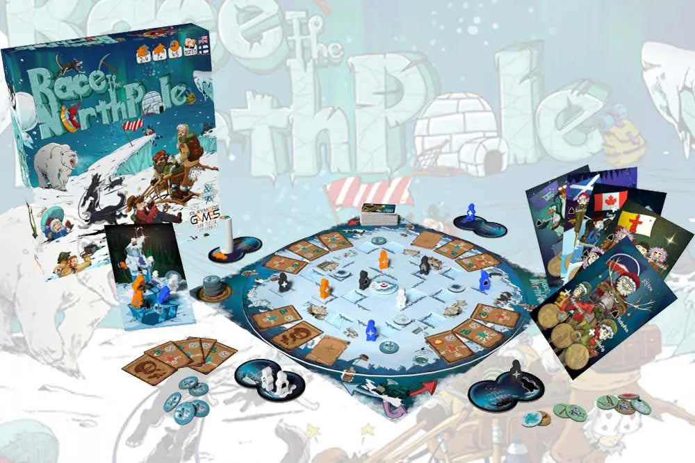 RACE TO THE NORTH POLE BOARDGAME
