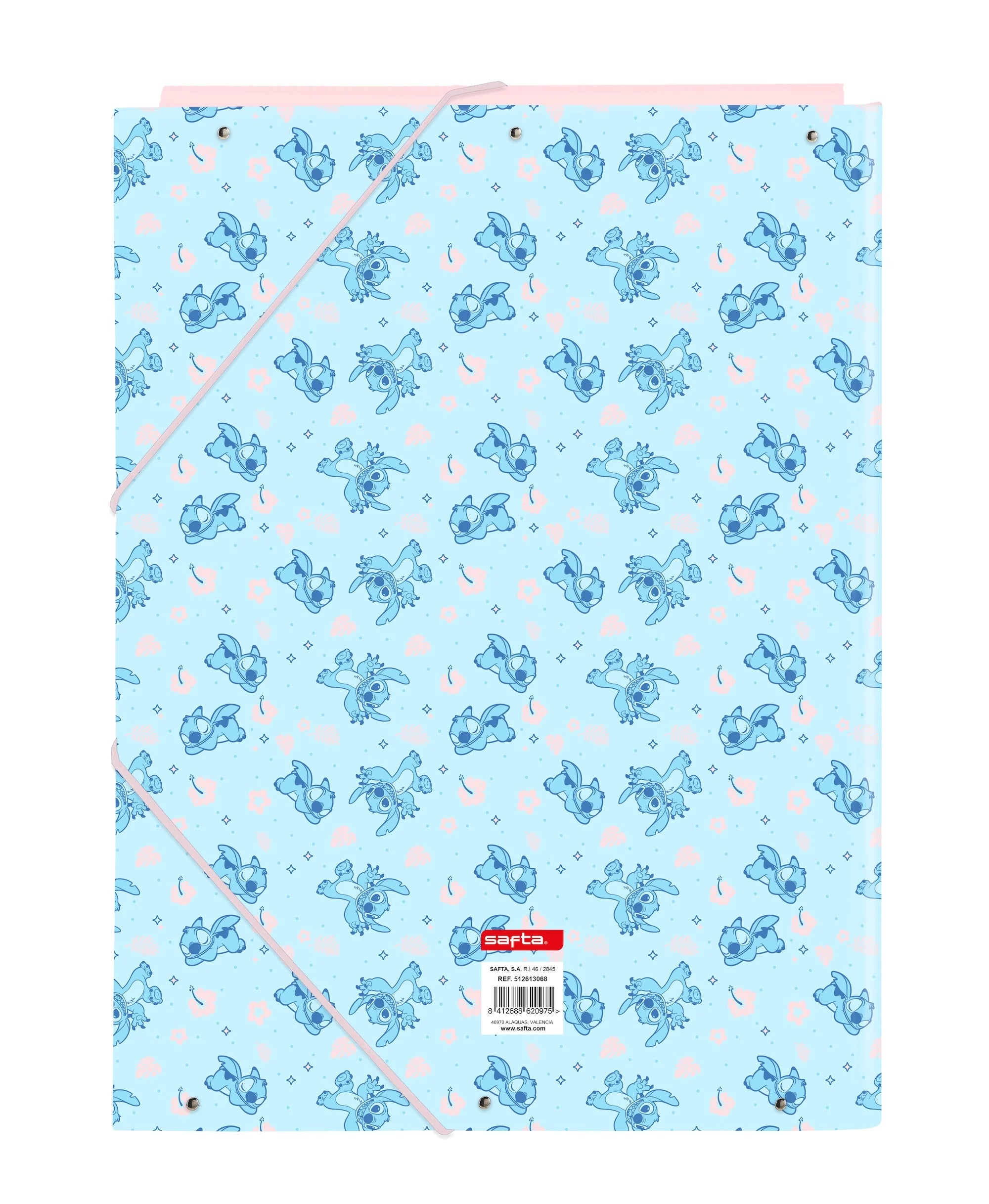 STITCH - Sleeping - A4 Premium Binder with Flaps & Elastic Band