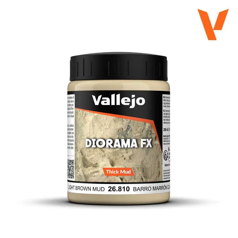DIORAMA EFFECTS 26810 LIGHT BROWN SPLS MUD 200ML