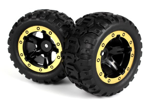 Slyder MT Wheels/Tires Assembled (Black/Gold)