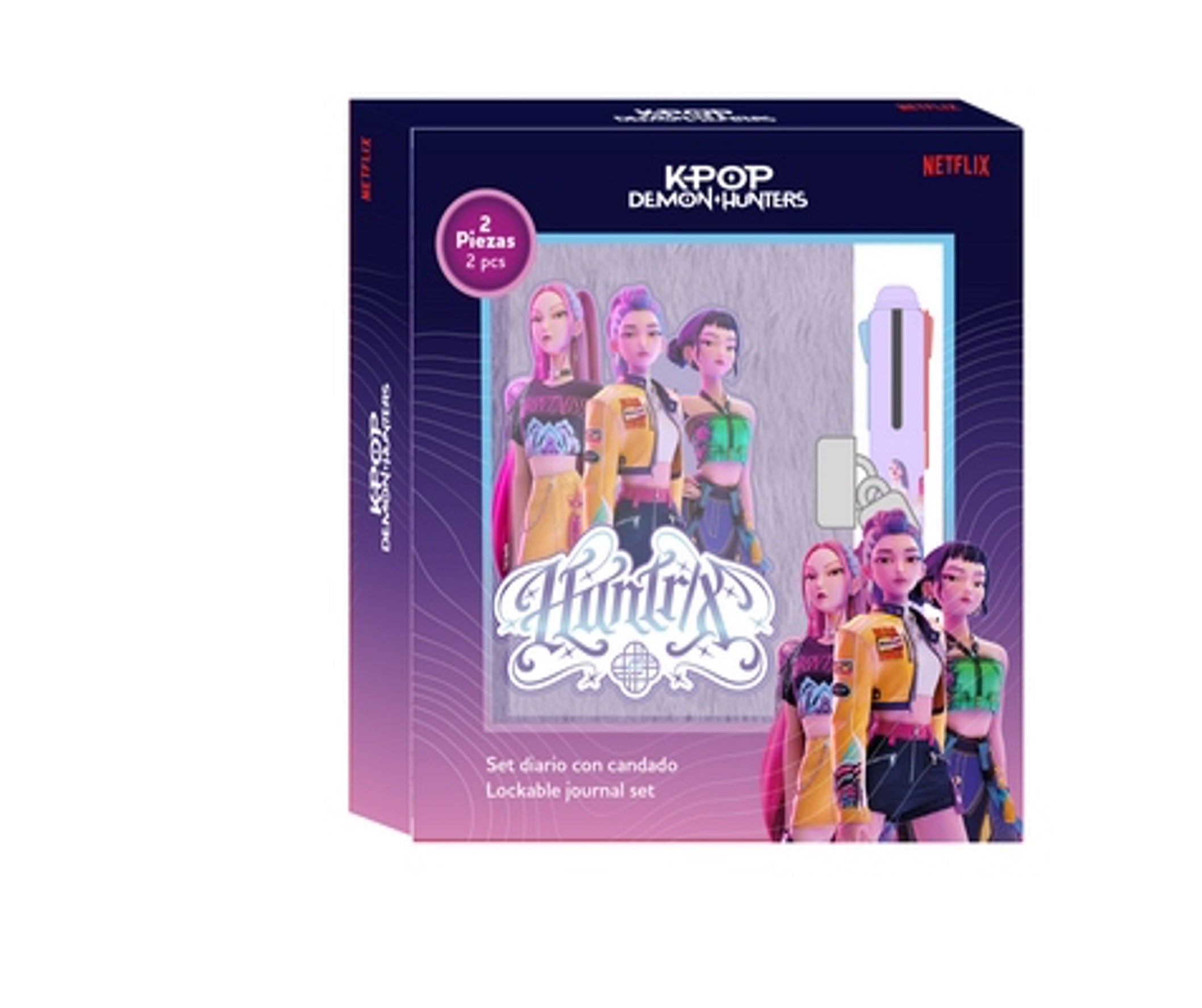 K-POP DEMON HUNTERS - Gift Box - Fur Diary + Pen