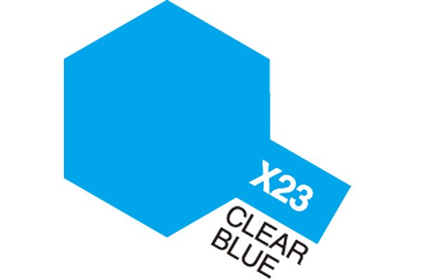 Acrylic Mini X-23 Clear Blue (Gloss)