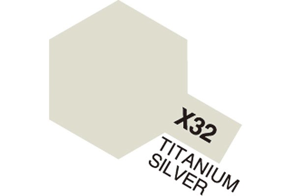 Acrylic Mini X-32 Titanium Silver (Gloss)