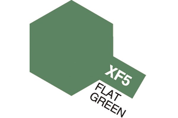 Acrylic Mini XF-5 Flat Green (Flat)