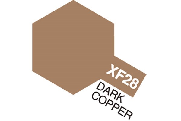 Acrylic Mini XF-28 Dark Copper (Flat)