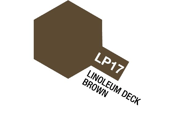 Tamiya Lacquer Paint LP-17 Linoleum Deck Brown