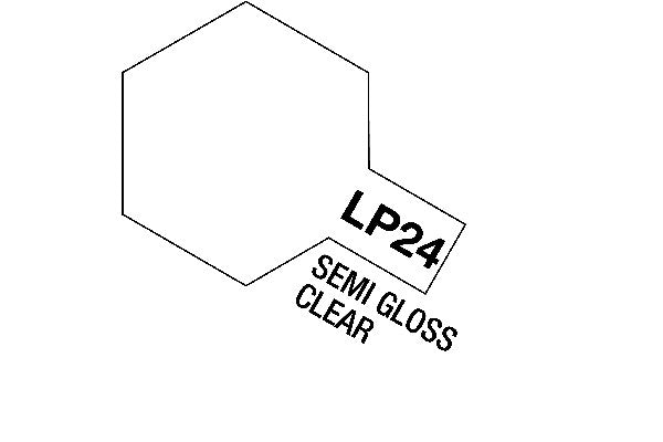 Tamiya Lacquer Paint LP-24 Semi Gloss Clear (SG)