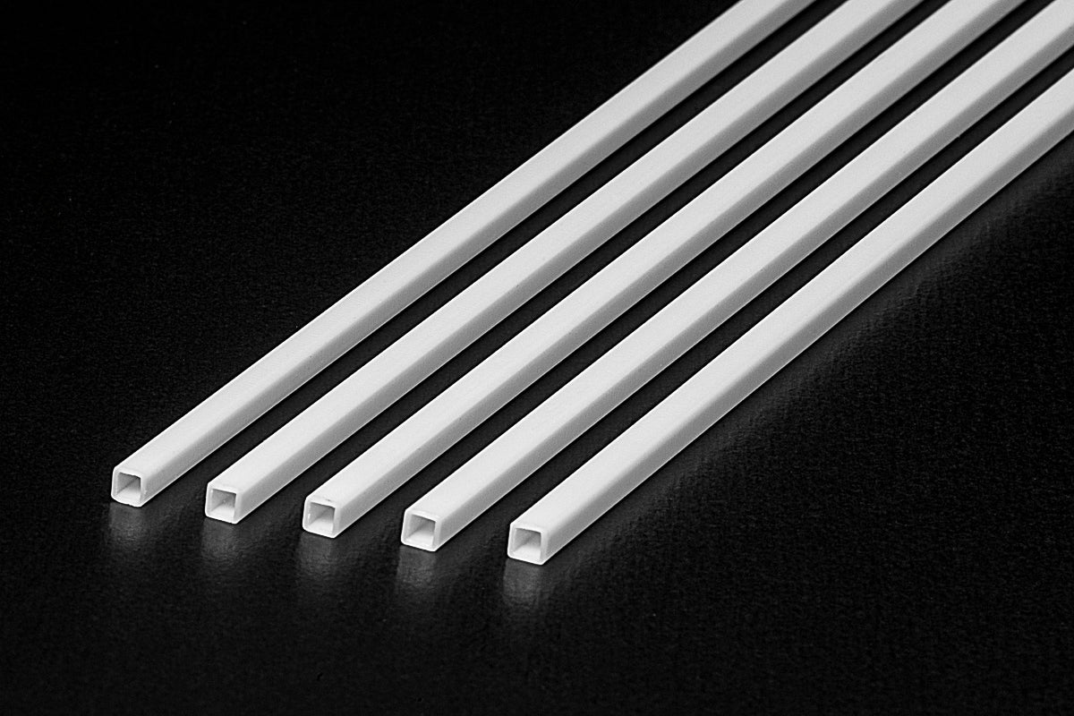 Plastic Beams 3mm Square Tube (5pcs.)