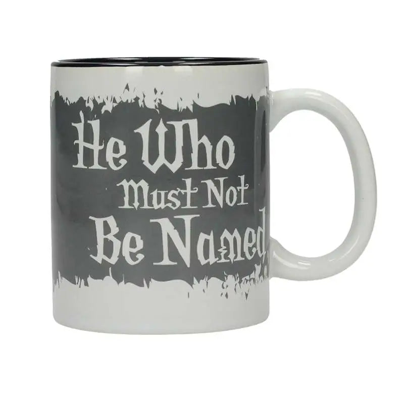 HP HE WHO MUST NOT BE NAMED B&W MUG