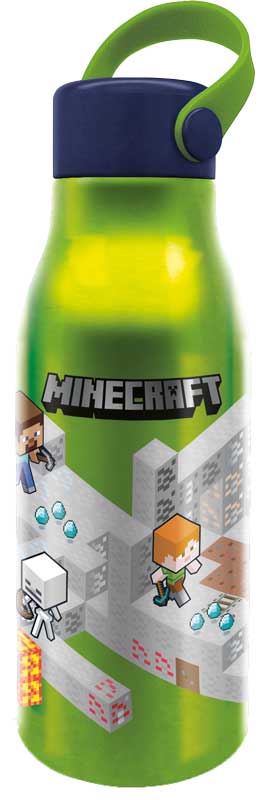 MINECRAFT - Aluminium Bottle with Handle - 760ml