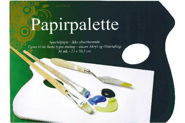 Papirpalette 23x30,5cm 36 ark