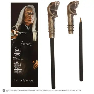 HP LUCIUS MALFOY WAND PEN AND BOOKMARK