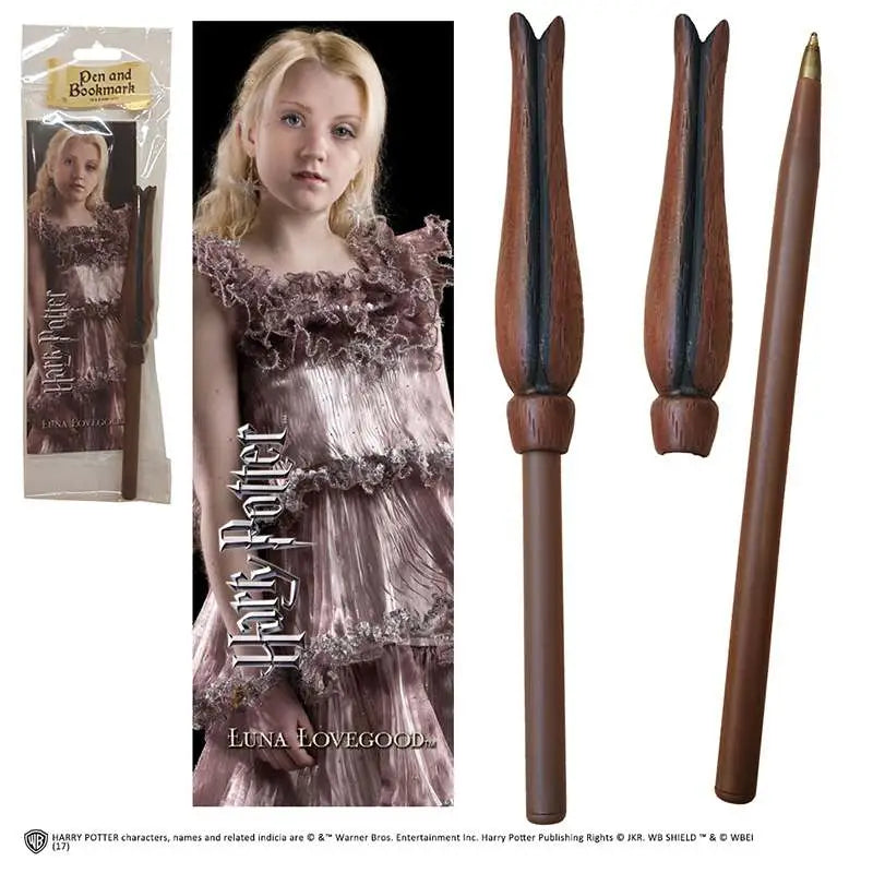 HP LUNA LOVEGOOD WAND PEN AND BOOKMARK