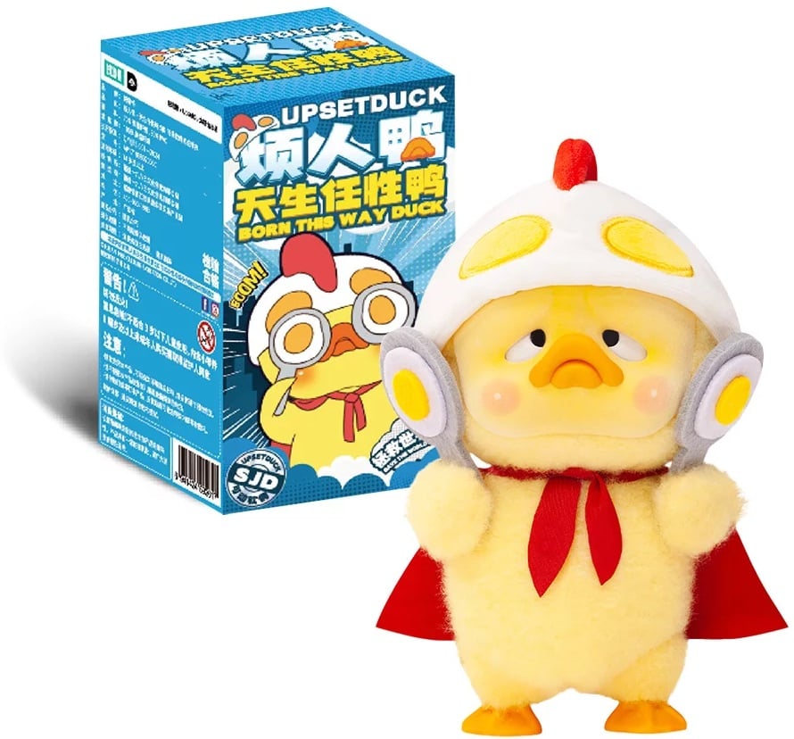 UPSETDUCK - This Way - Display of 6 Ducks 17cm - Mystery Box