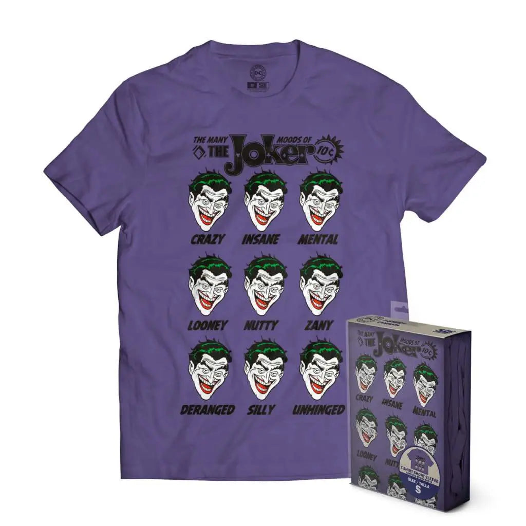 T/S DC THE JOKER MOODS PURPLE - M