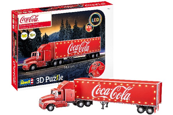 3D Puzzle Coca-Cola Truck LED