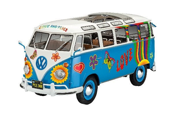 VW T1 Samba Bus Flower Power