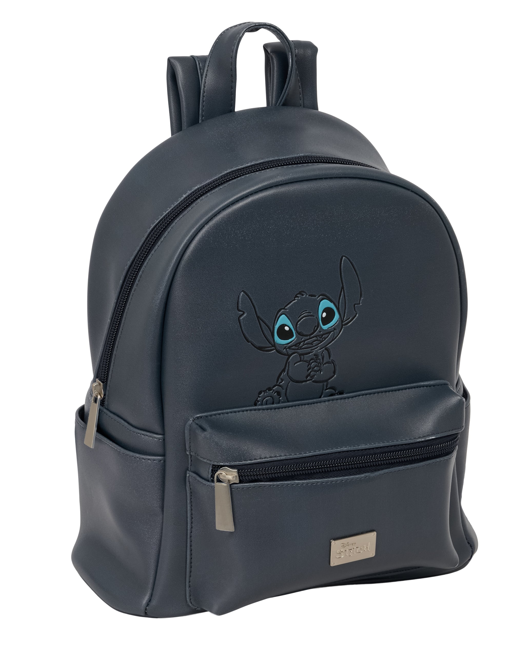 STITCH - Dark Blue - PU Backpack '28x24x12cm'