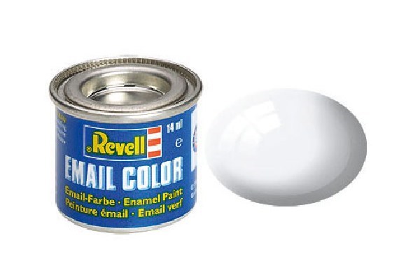 Enamel 14 ml. white, gloss