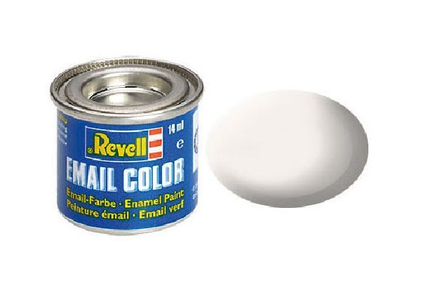 Enamel 14 ml. white, mat