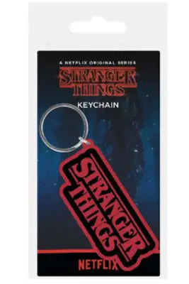 STRANGER THINGS LOGO PVC KEYCHAIN