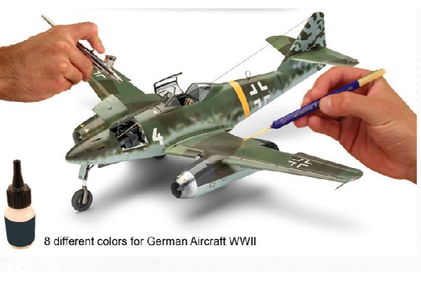 Model Color, German Aircraft WWII 8x17ml