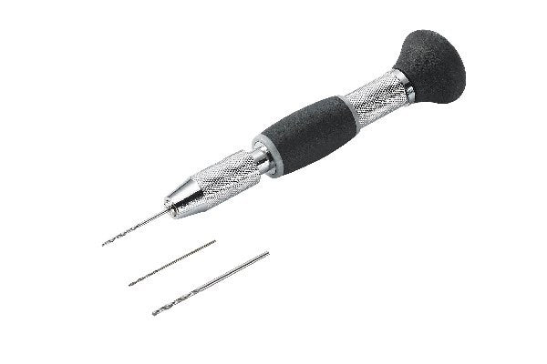 Hand Drill inc, 3 Drill Bits