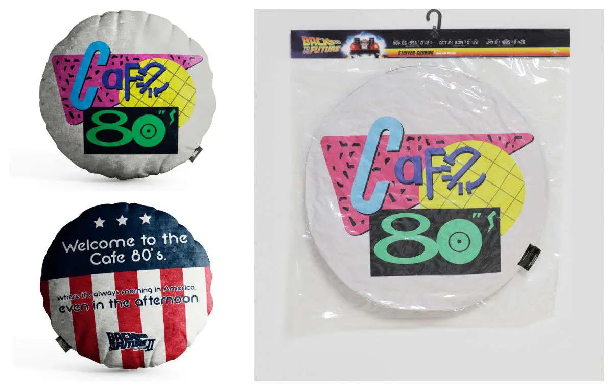 BTTF 80'S CAFE ROUND CUSHION