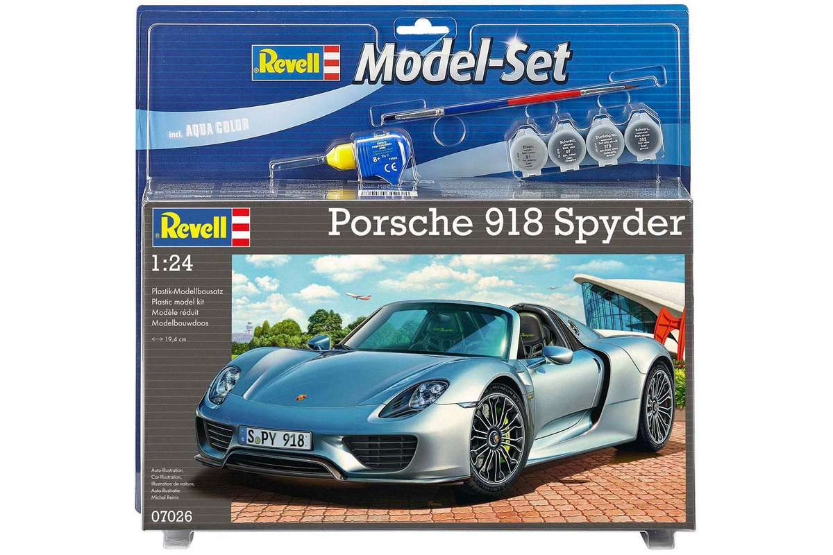 Model Set Porsche 918 Spyder