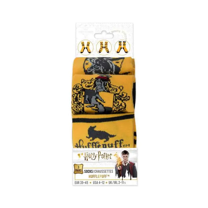 HP HUFFLEPUFF SOCKS 3 PAIRS SET