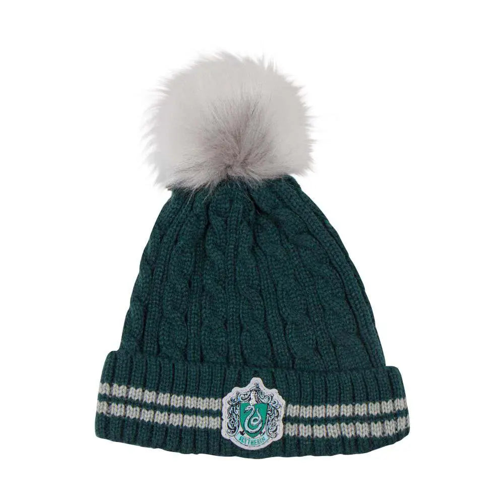 HP SLYTHERIN POMPOM BEANIE