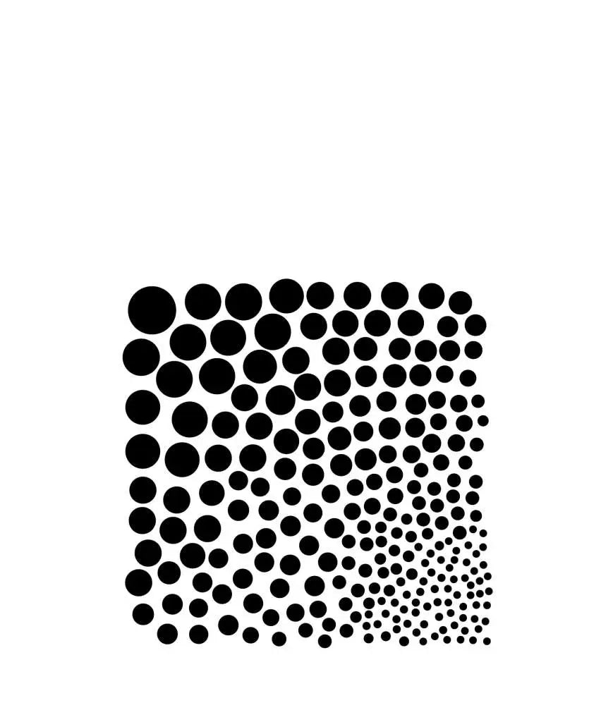 STENCIL STSF002 CIRCLE TEXTURE