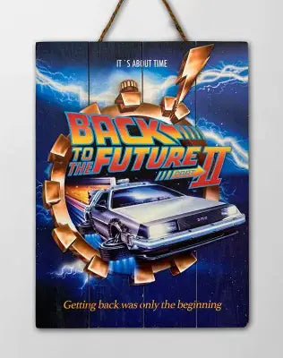 BTTF WOOD POSTER 2