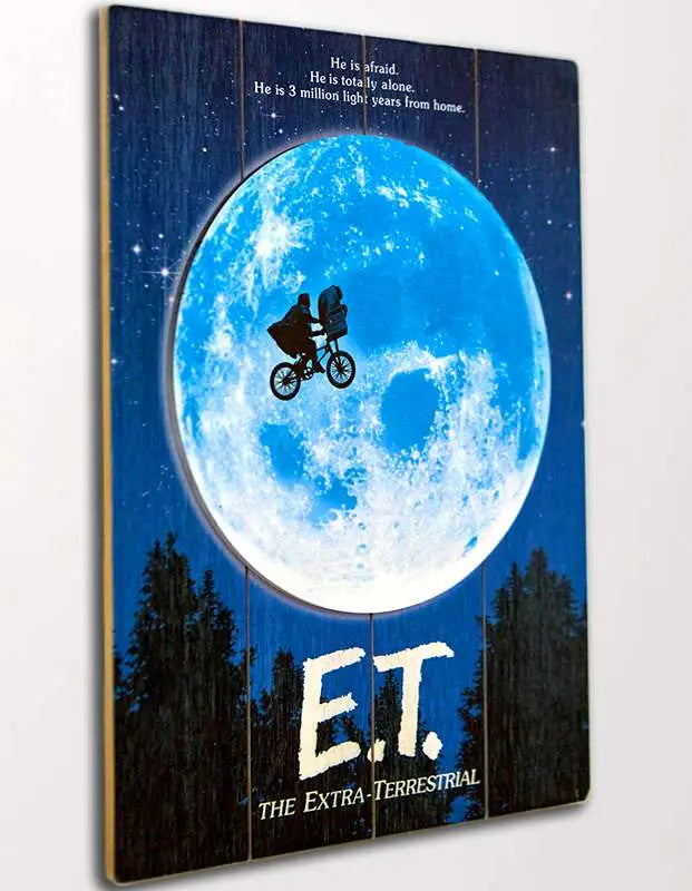 ET WOODEN POSTER