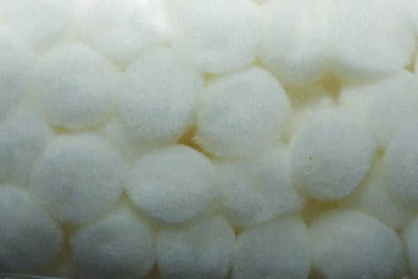 Pompon 13-15mm ca 85stk hvid