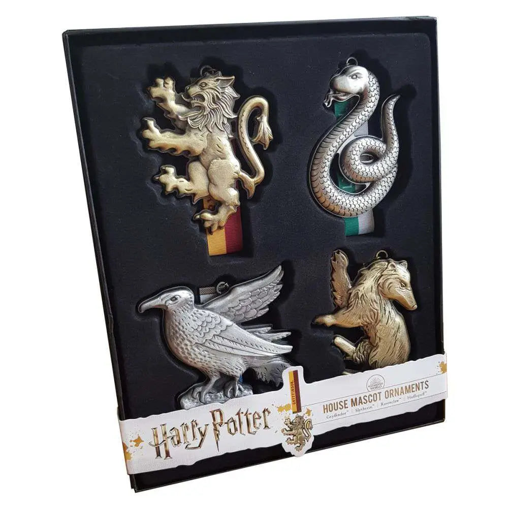 HP HOUSE MASCOT ORNAMENTS SET