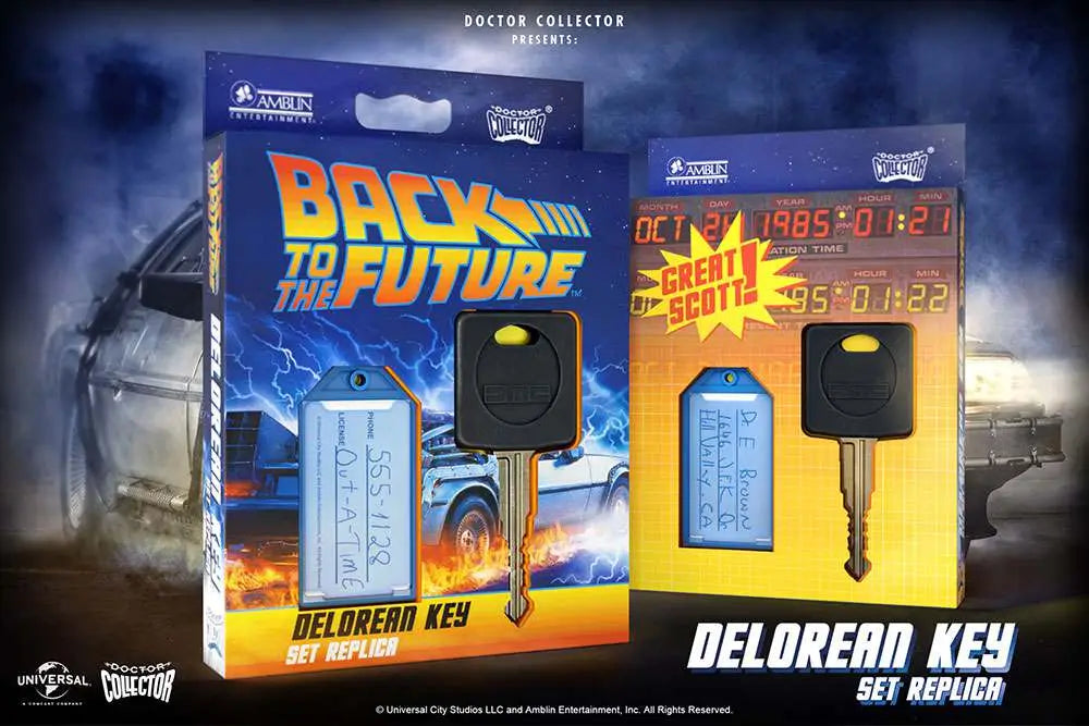 BTTF DELOREAN KEY SET REPLICA