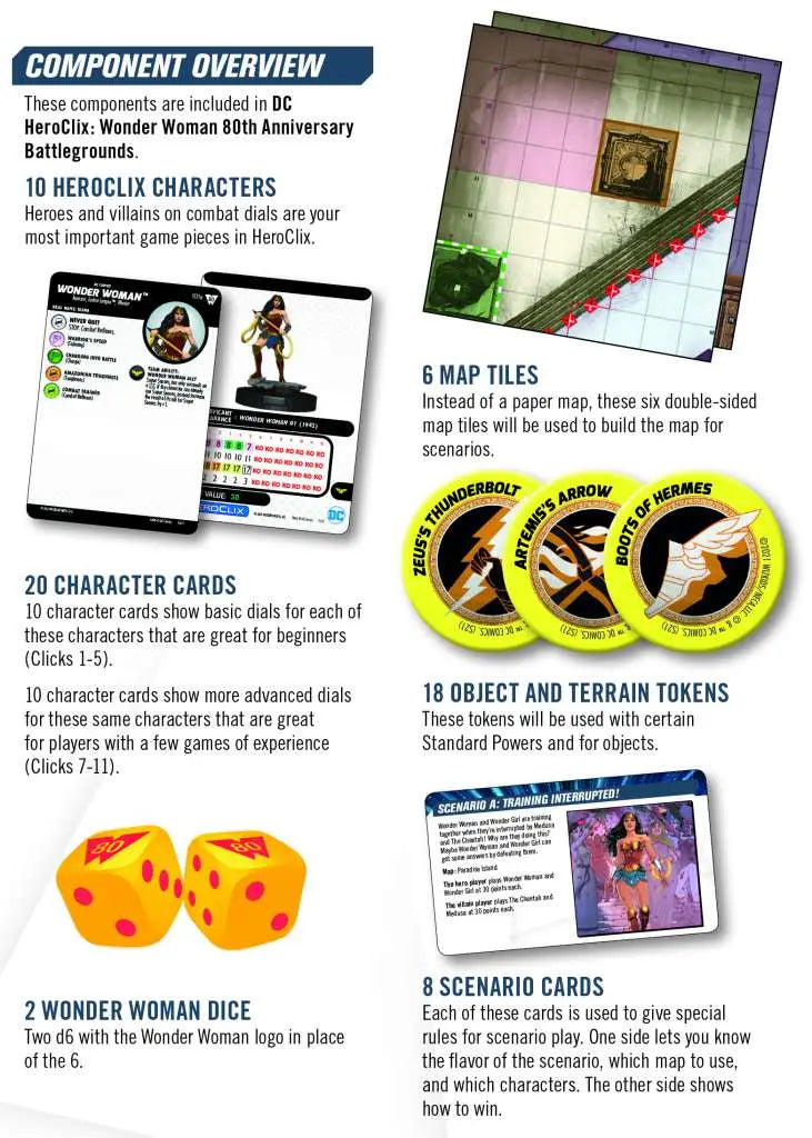 DCHC WONDER WOMAN 80th ANN. STARTER GAME