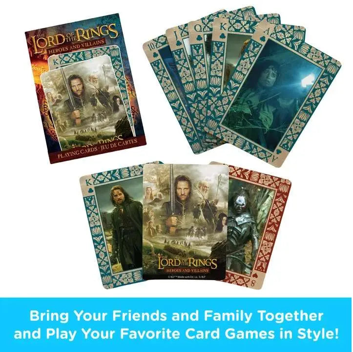 LOTR HEROES & VILAINS PLAYING CARDS